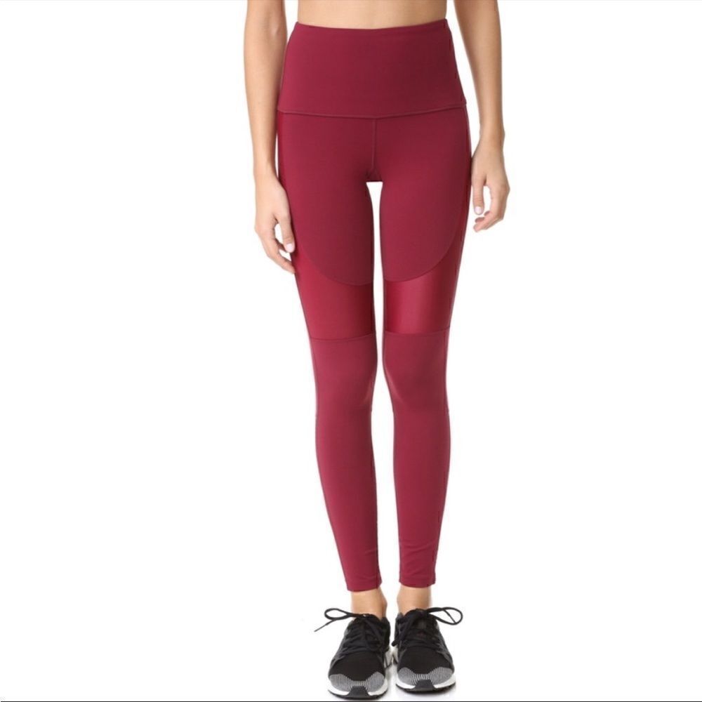 SPLITS59 MOJAVE FARRAH HIGH WAIST MOTO ACTIVE LEGGINGS SIZE MEDIUM